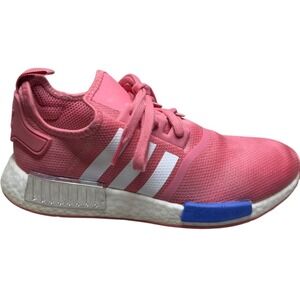 Adidas NMD R1 Boost Pink Primeknit Women's 10.5 Sporty Athleisure Streetwear